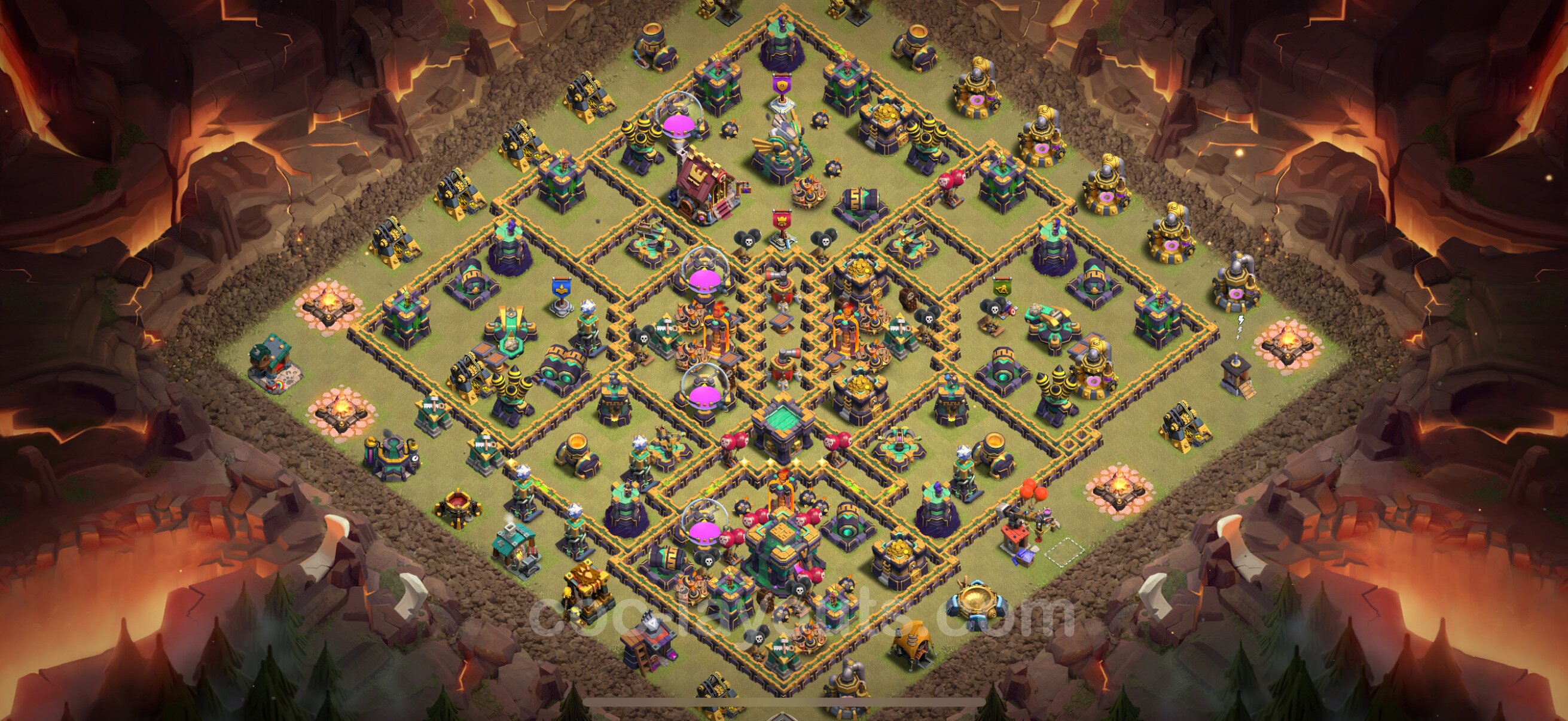 TH14 Die War Base vom RH14 #201