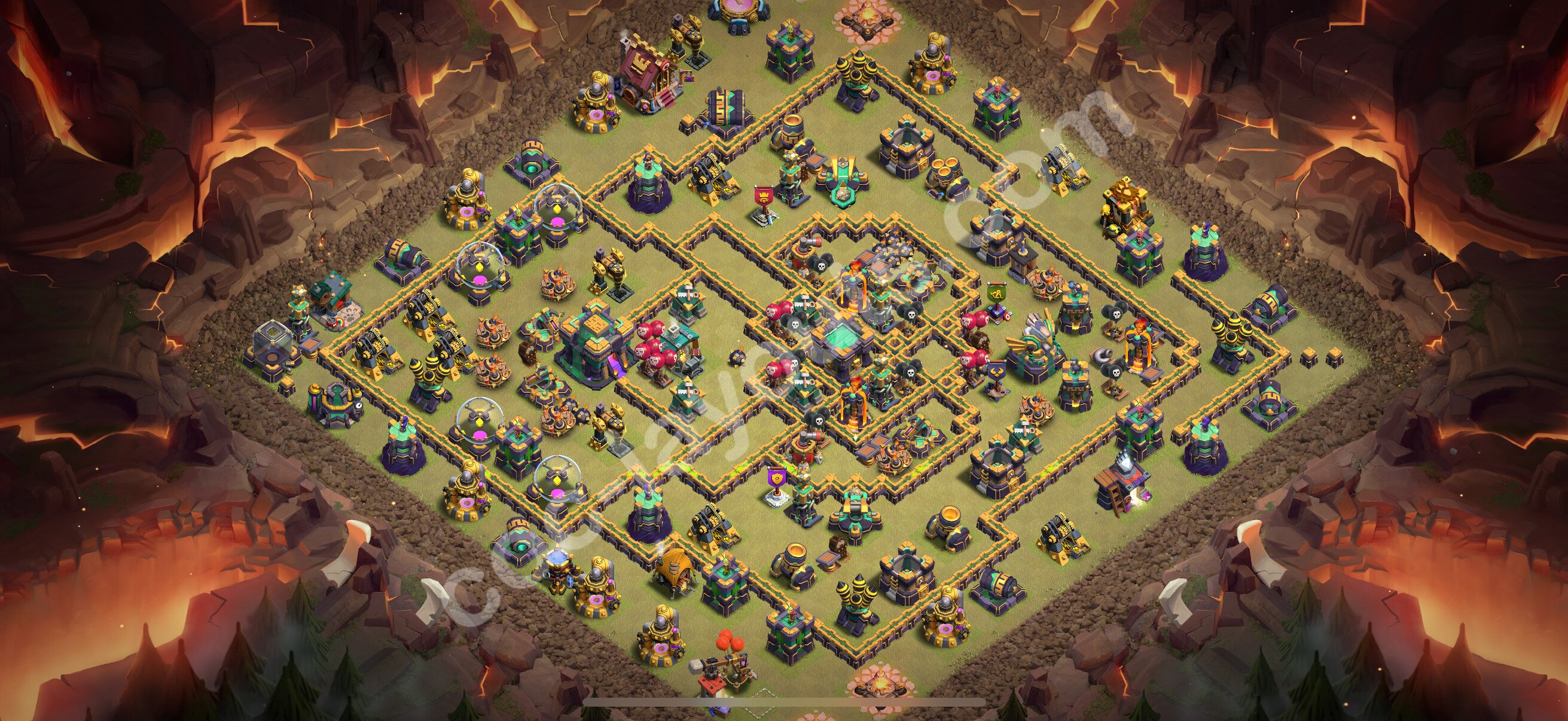TH14 Die War Base vom RH14 #206