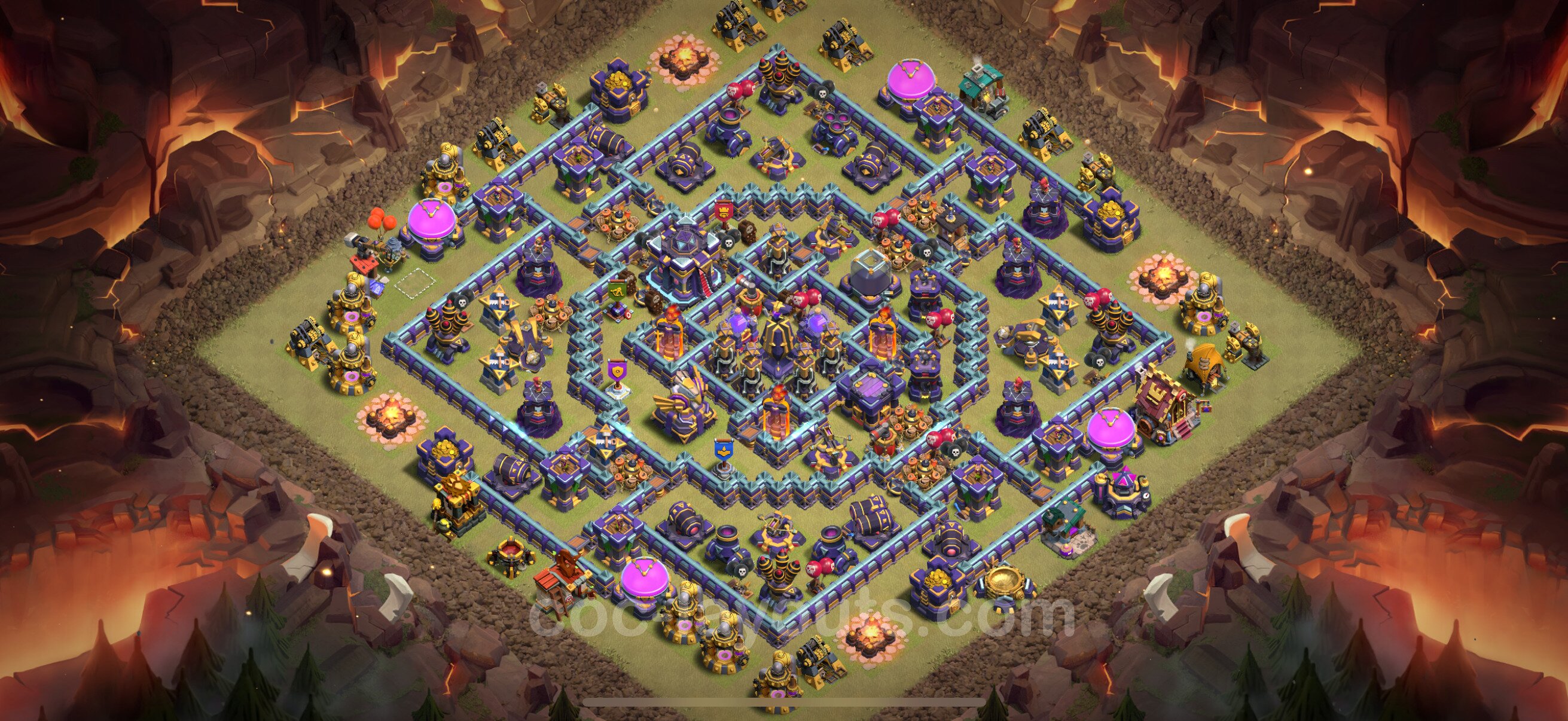 TH15 Die Anti 3 Sterne War Base vom RH15 #108