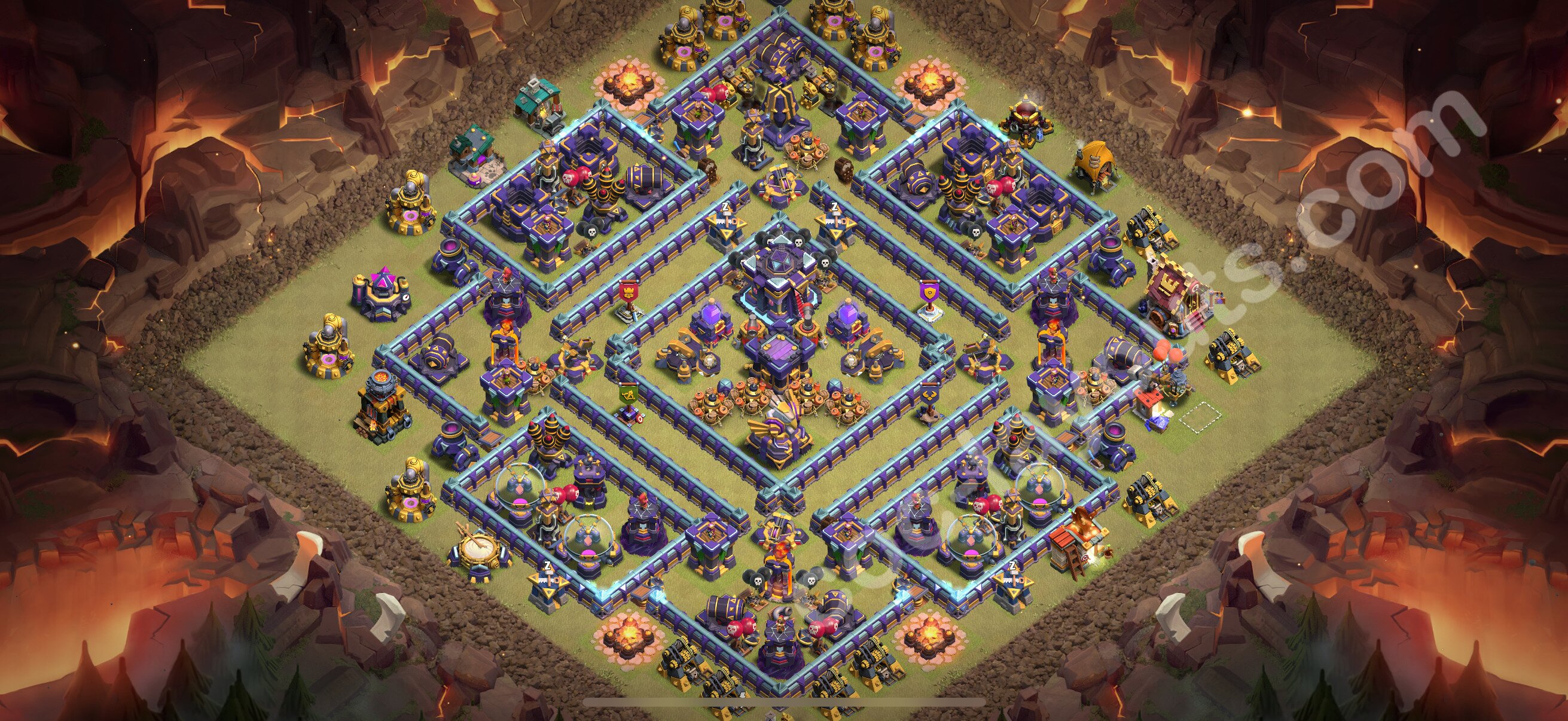 TH15 Die Anti 3 Sterne War Base vom RH15 #126