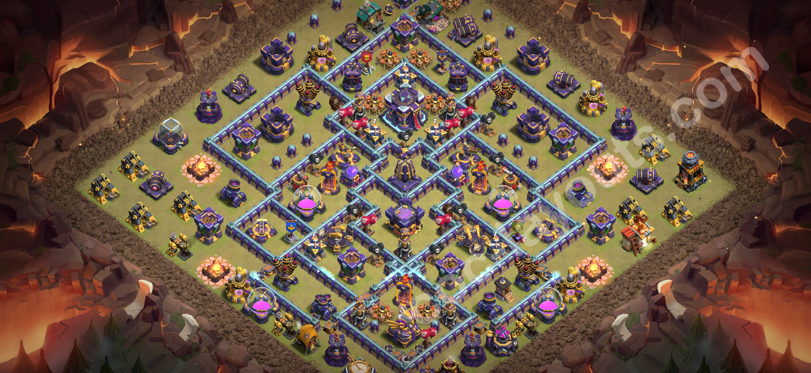 TH15 Die Anti 3 Sterne War Base vom RH15 #131