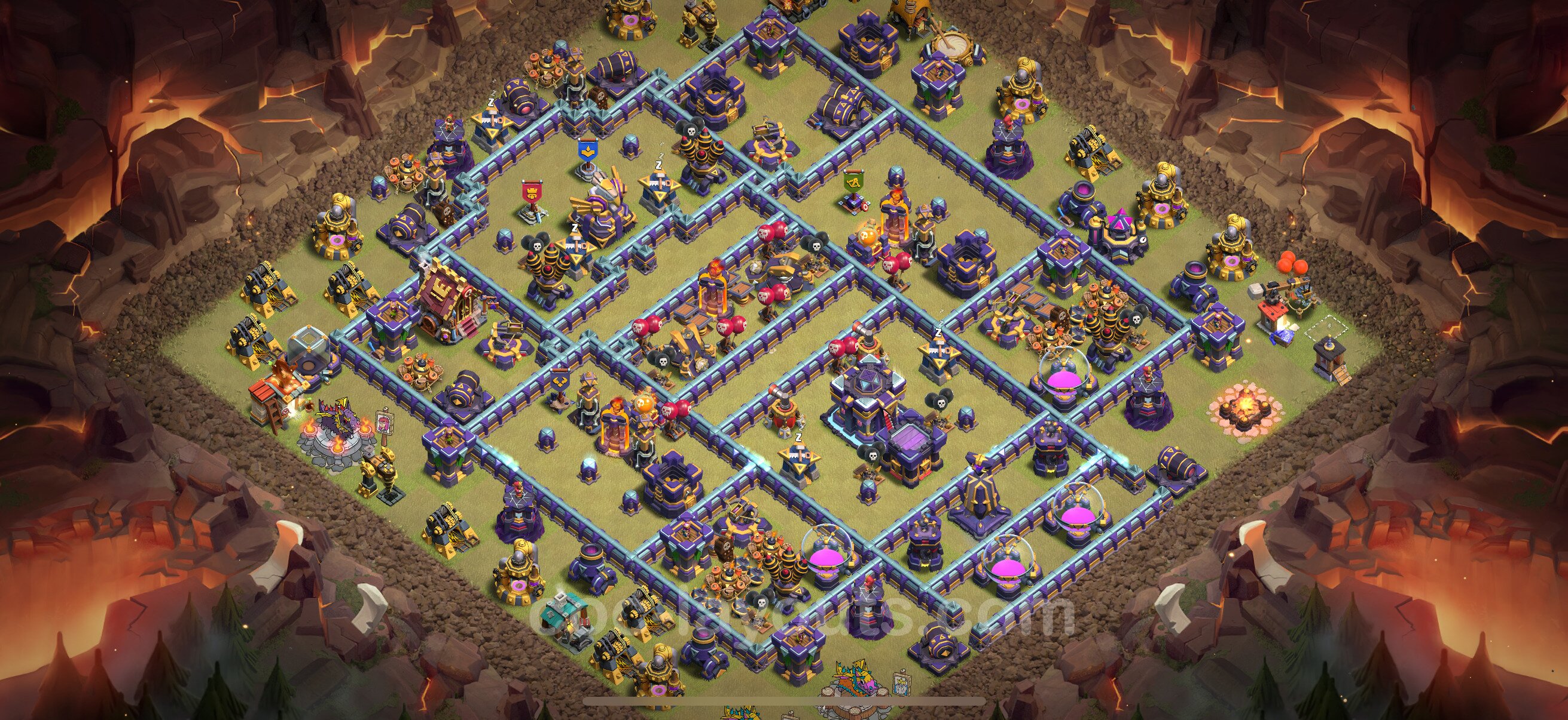 TH15 Die Anti 3 Sterne War Base vom RH15 #119