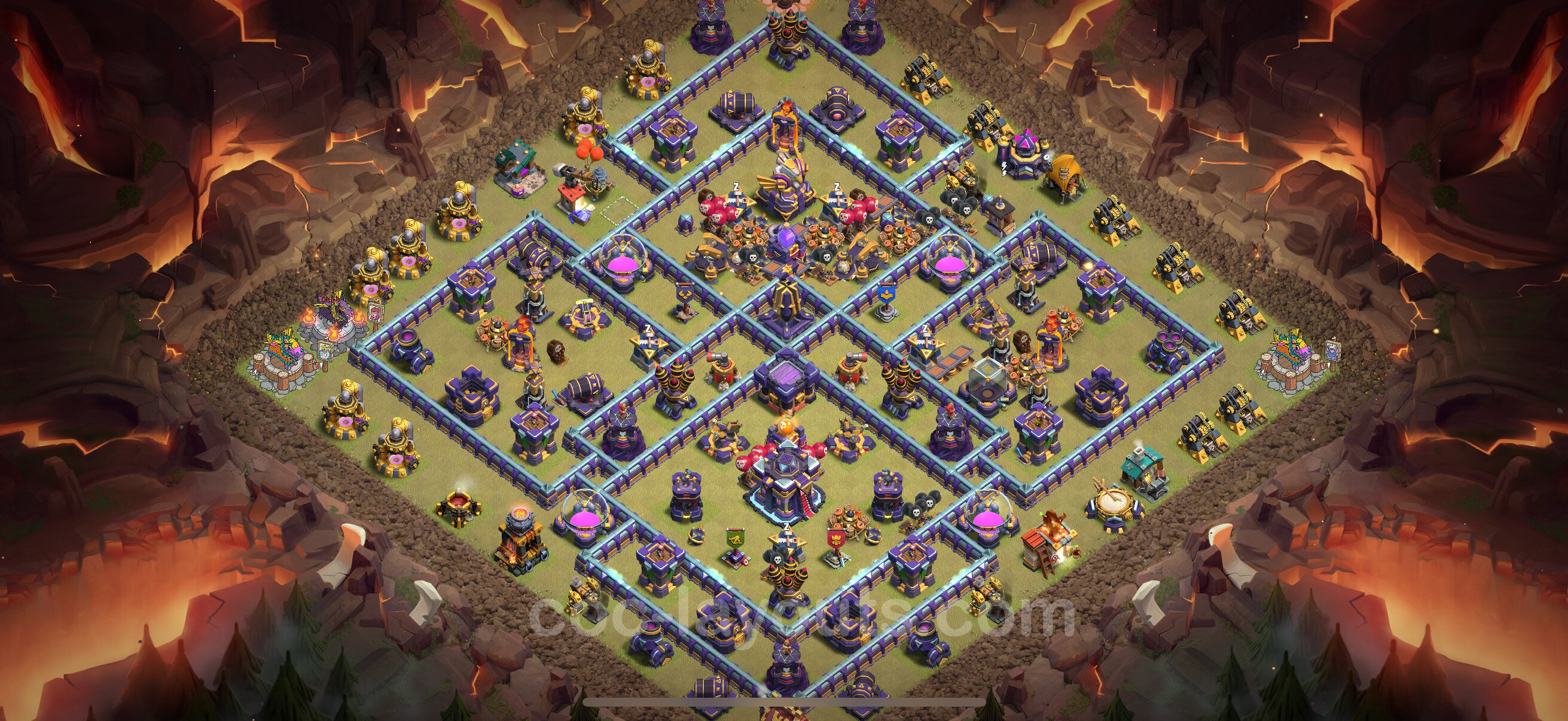 TH15 Die Anti 3 Sterne War Base vom RH15 #120