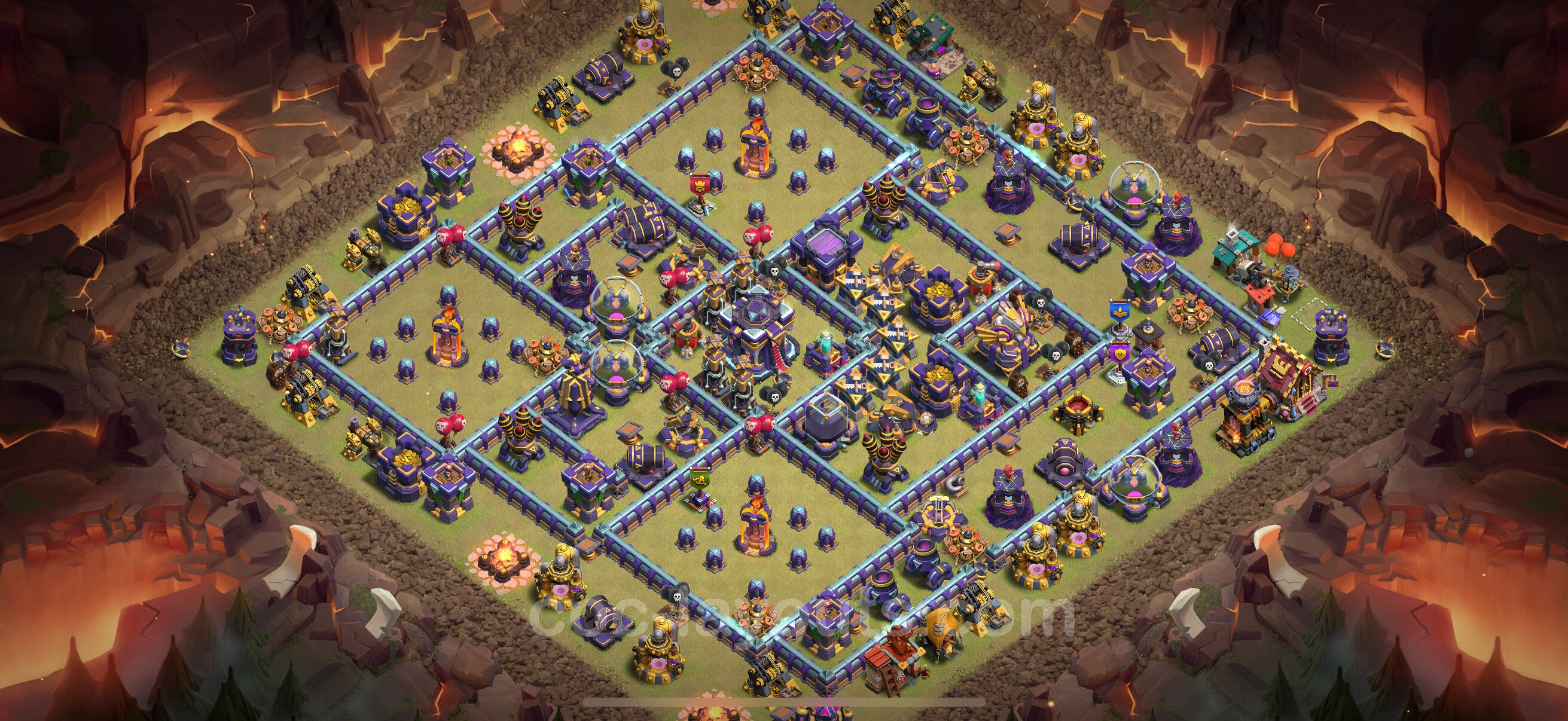 TH15 Die Anti 3 Sterne War Base vom RH15 #113