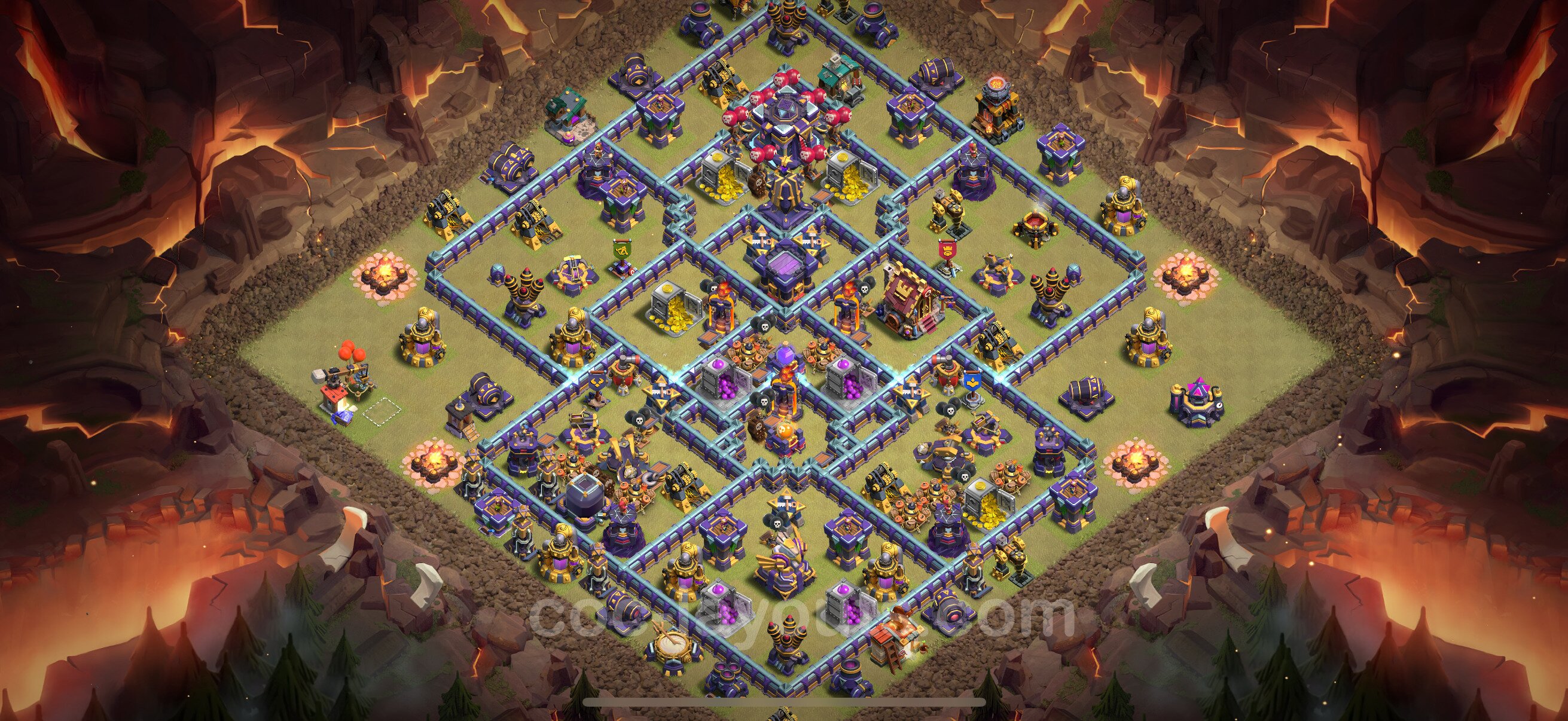 TH15 Die Anti 3 Sterne War Base vom RH15 #118