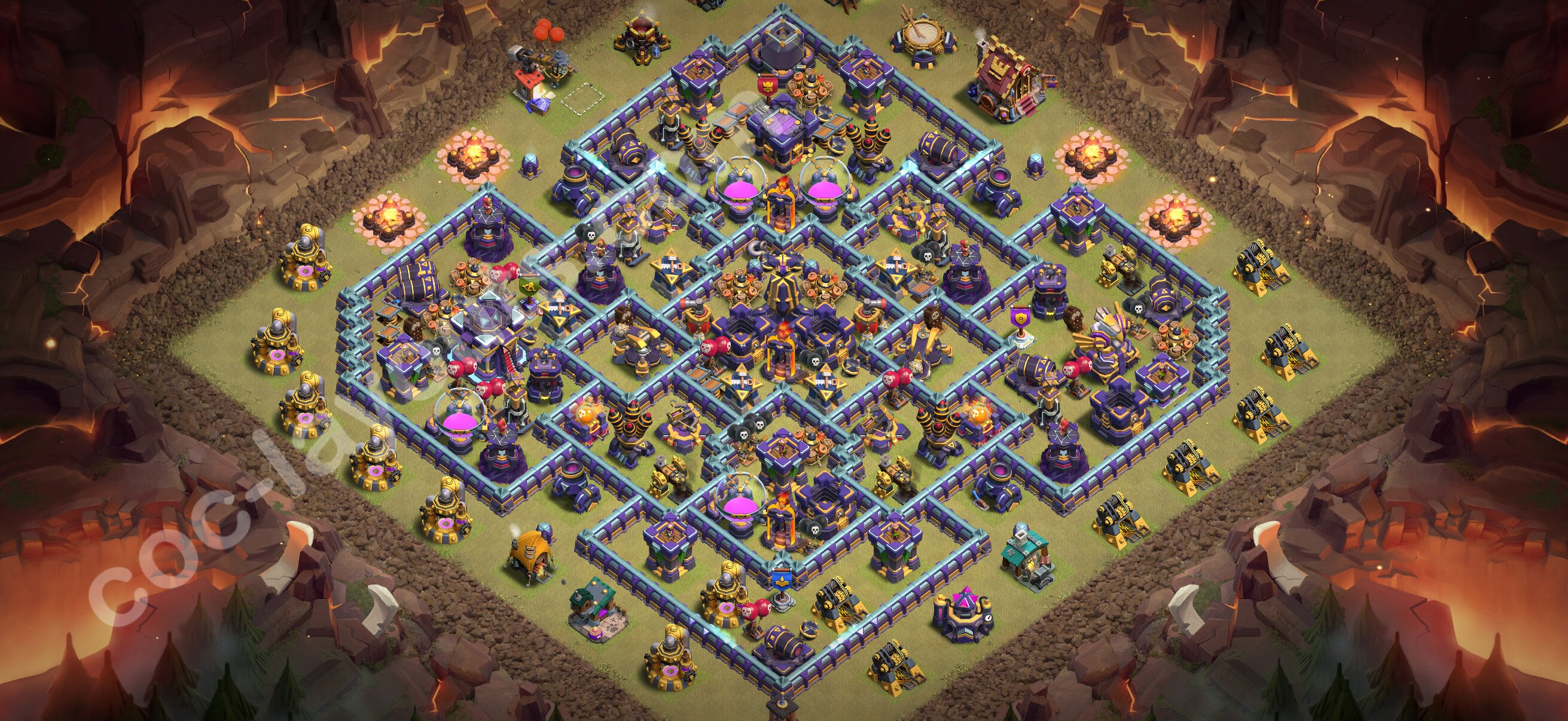 TH15 Die Anti 3 Sterne War Base vom RH15 #133