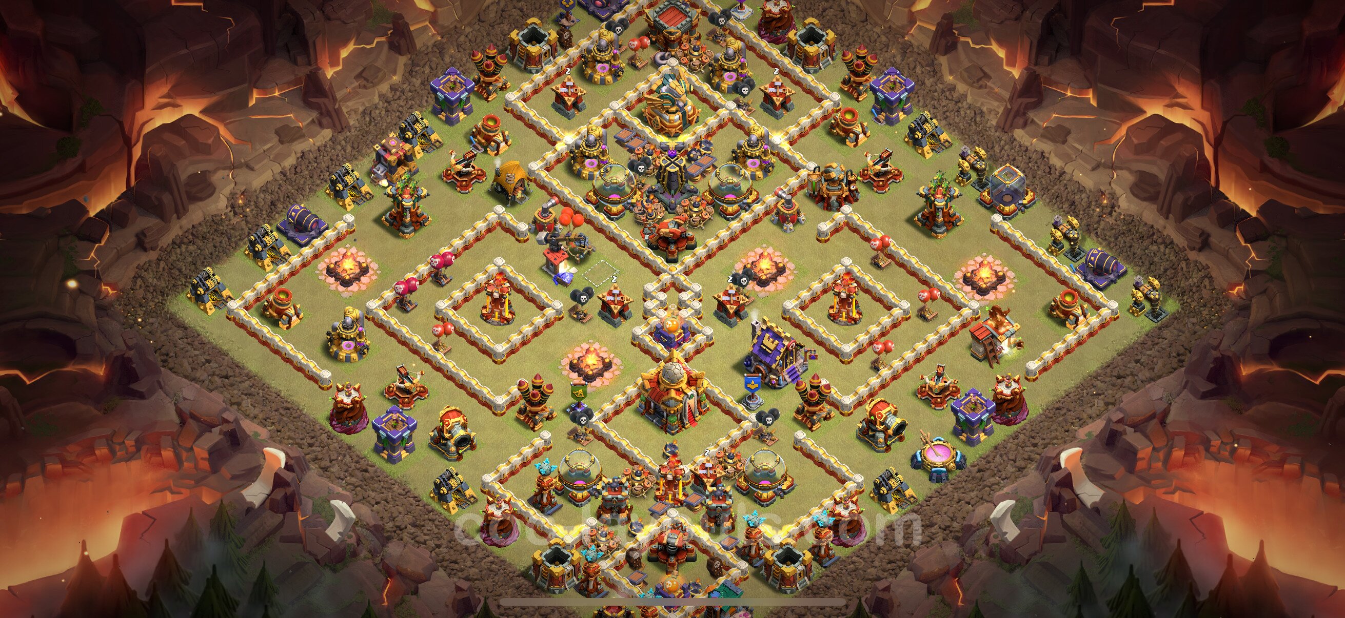 TH16 Die War Base vom RH16 #95