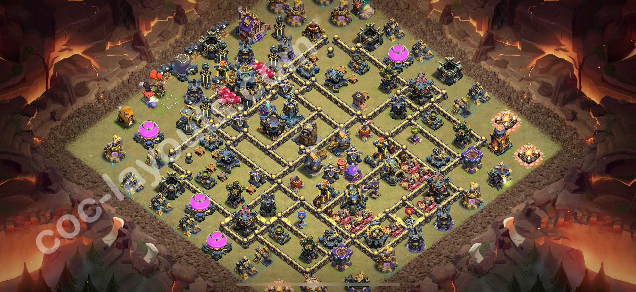 TH17 Die Anti 3 Sterne War Base vom RH17 #142