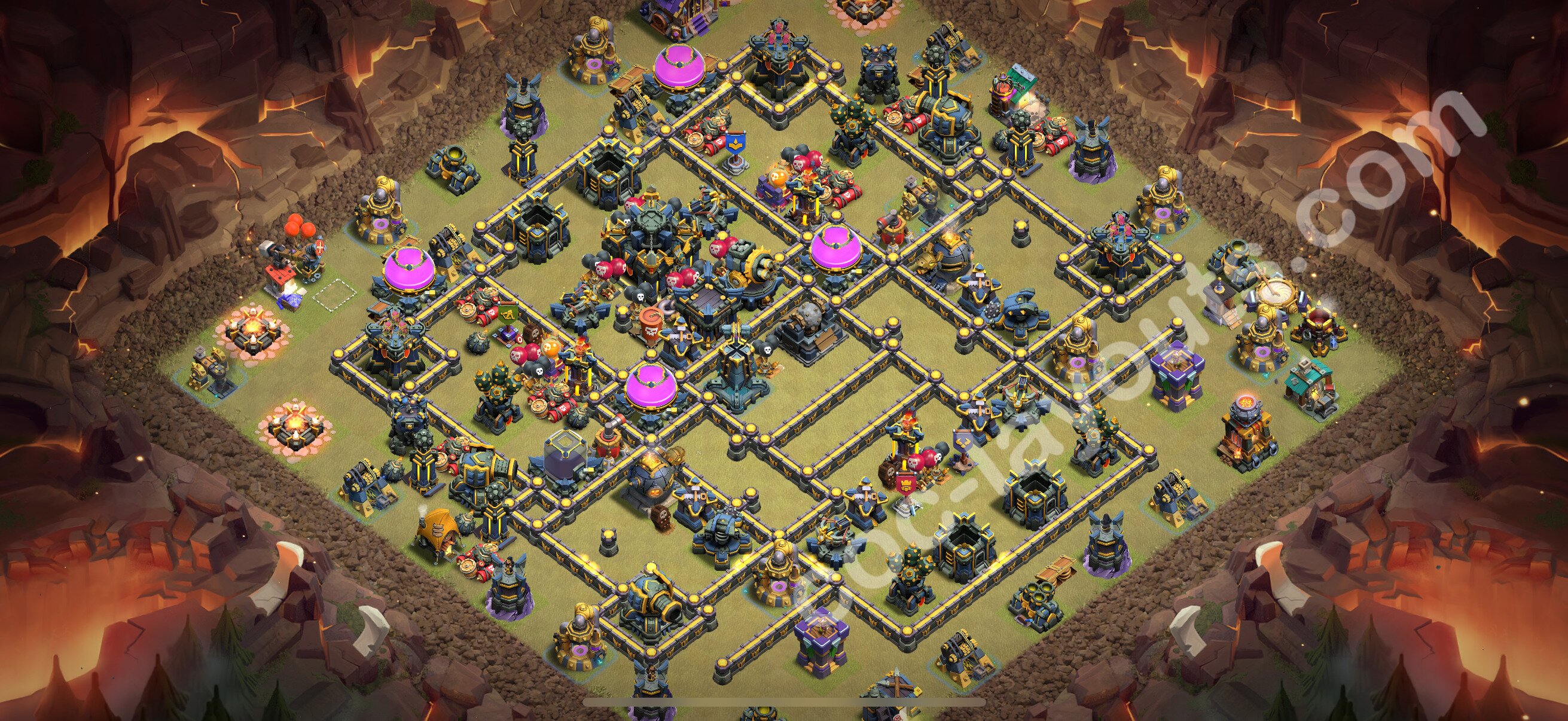 TH17 Die Anti 3 Sterne War Base vom RH17 #141