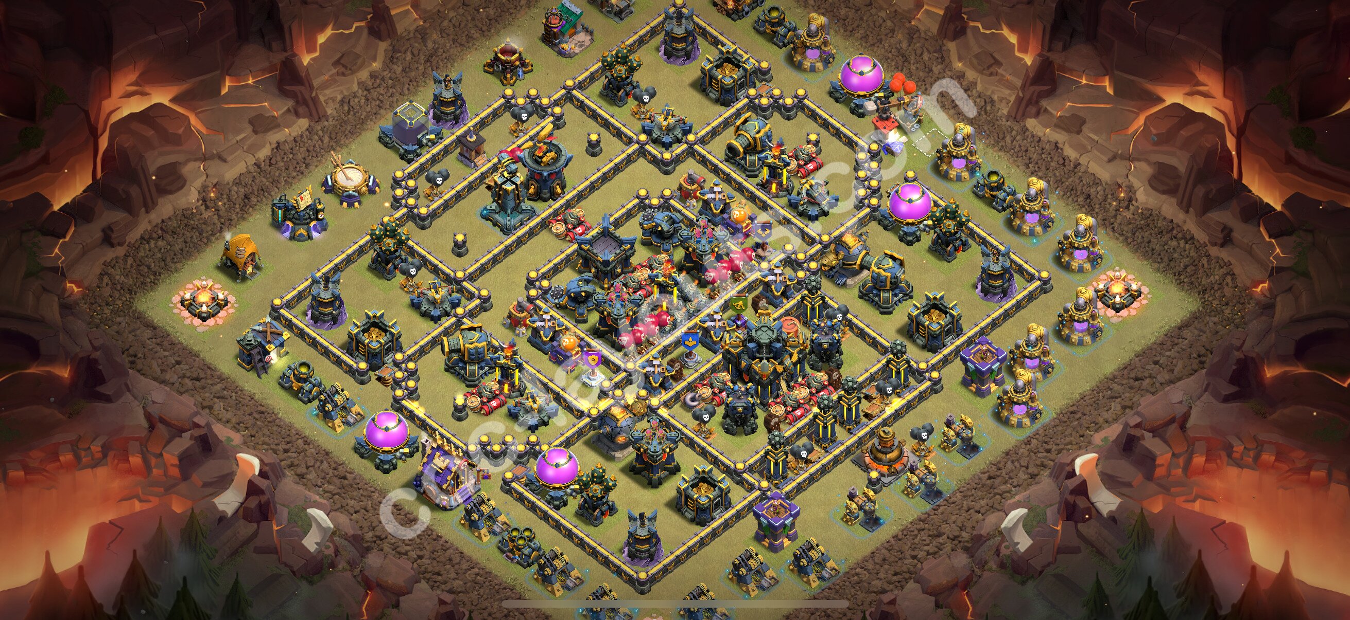 TH17 Die Anti 2 Sterne War Base vom RH17 #153