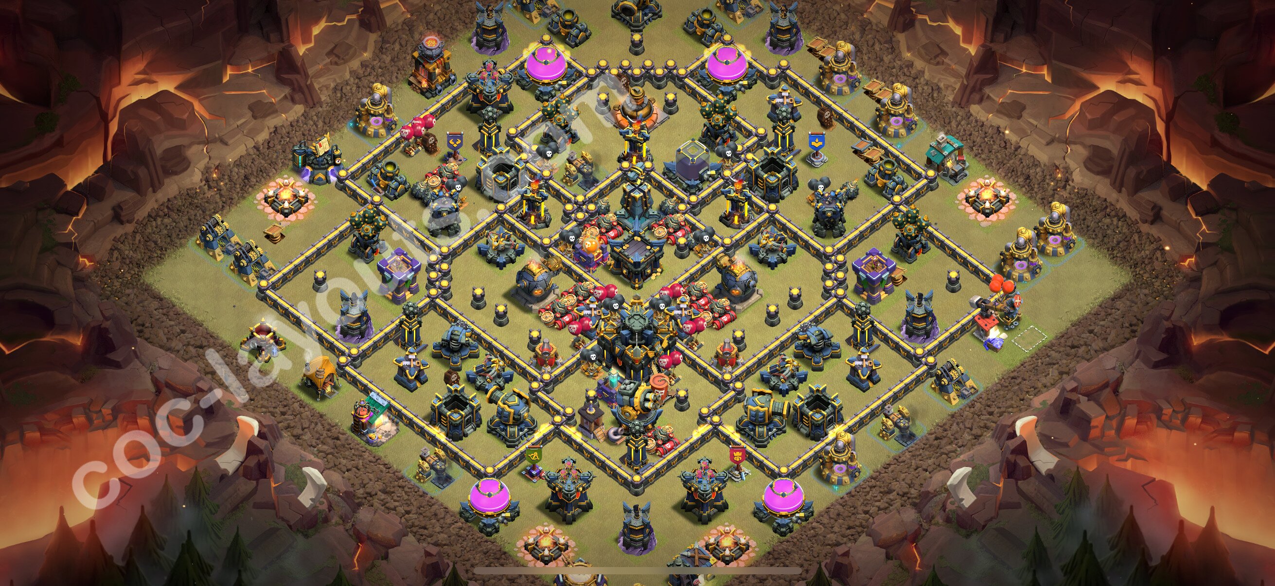 TH17 Die Anti 2 Sterne War Base vom RH17 #152