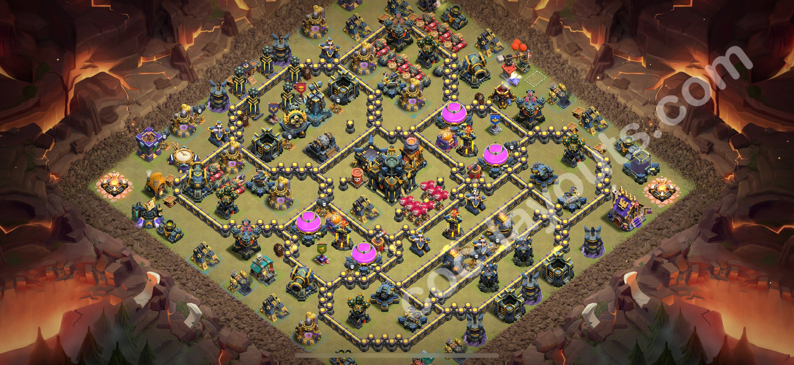 TH17 Die Anti 3 Sterne War Base vom RH17 #138