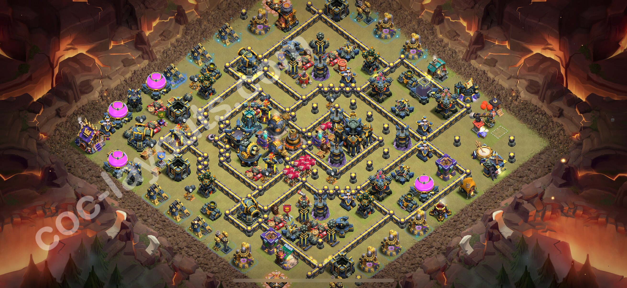 TH17 Die Anti 3 Sterne War Base vom RH17 #143