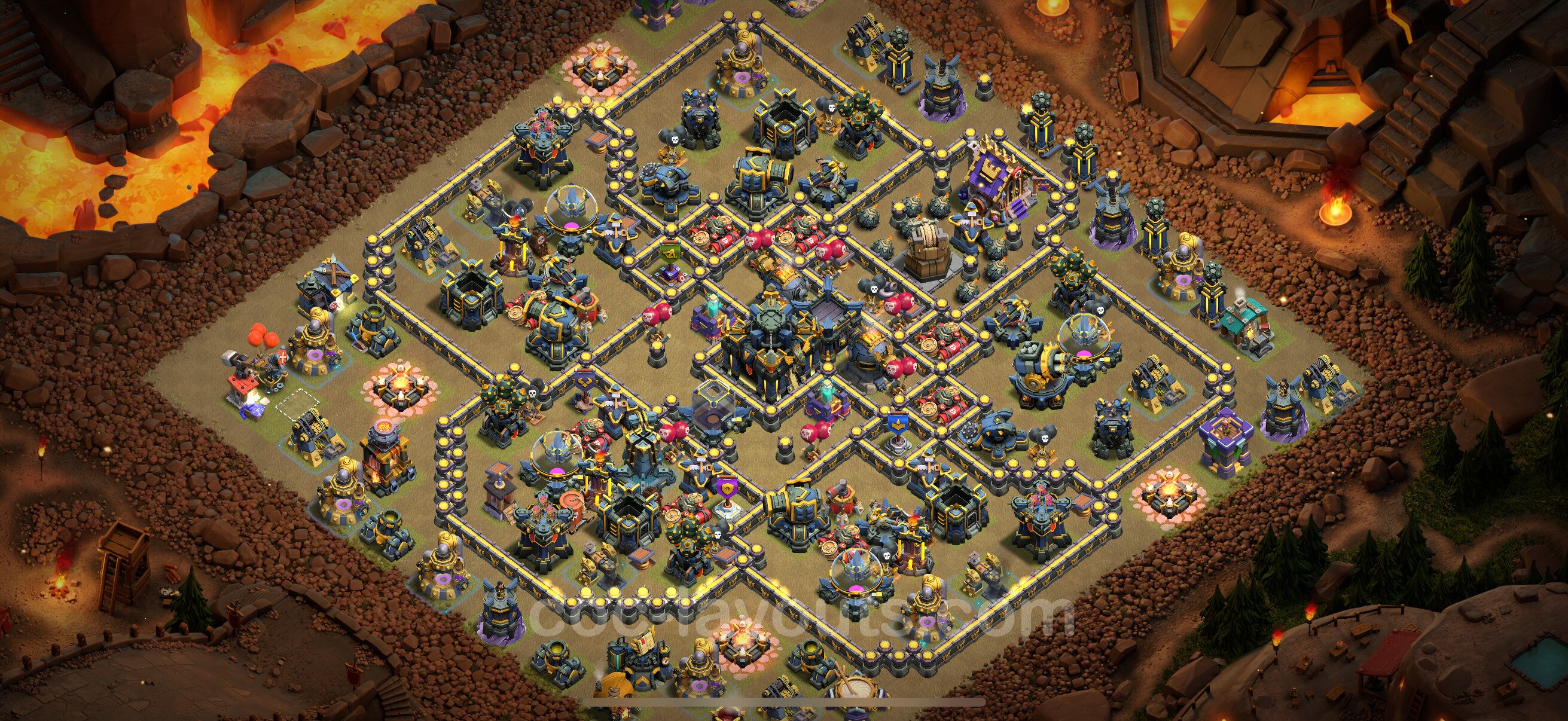 TH17 Die Anti 2 Sterne War Base vom RH17 #155