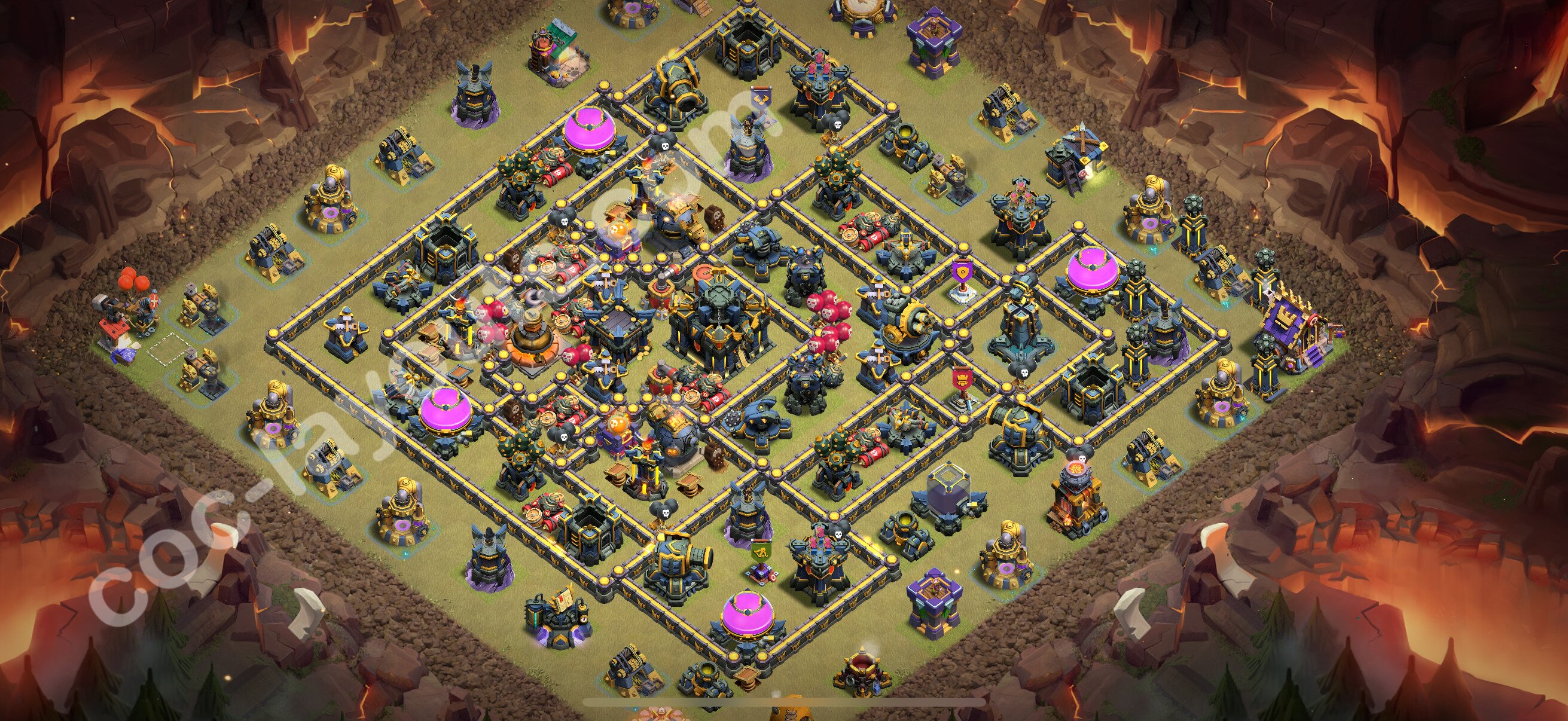 TH17 Die Anti 2 Sterne War Base vom RH17 #151