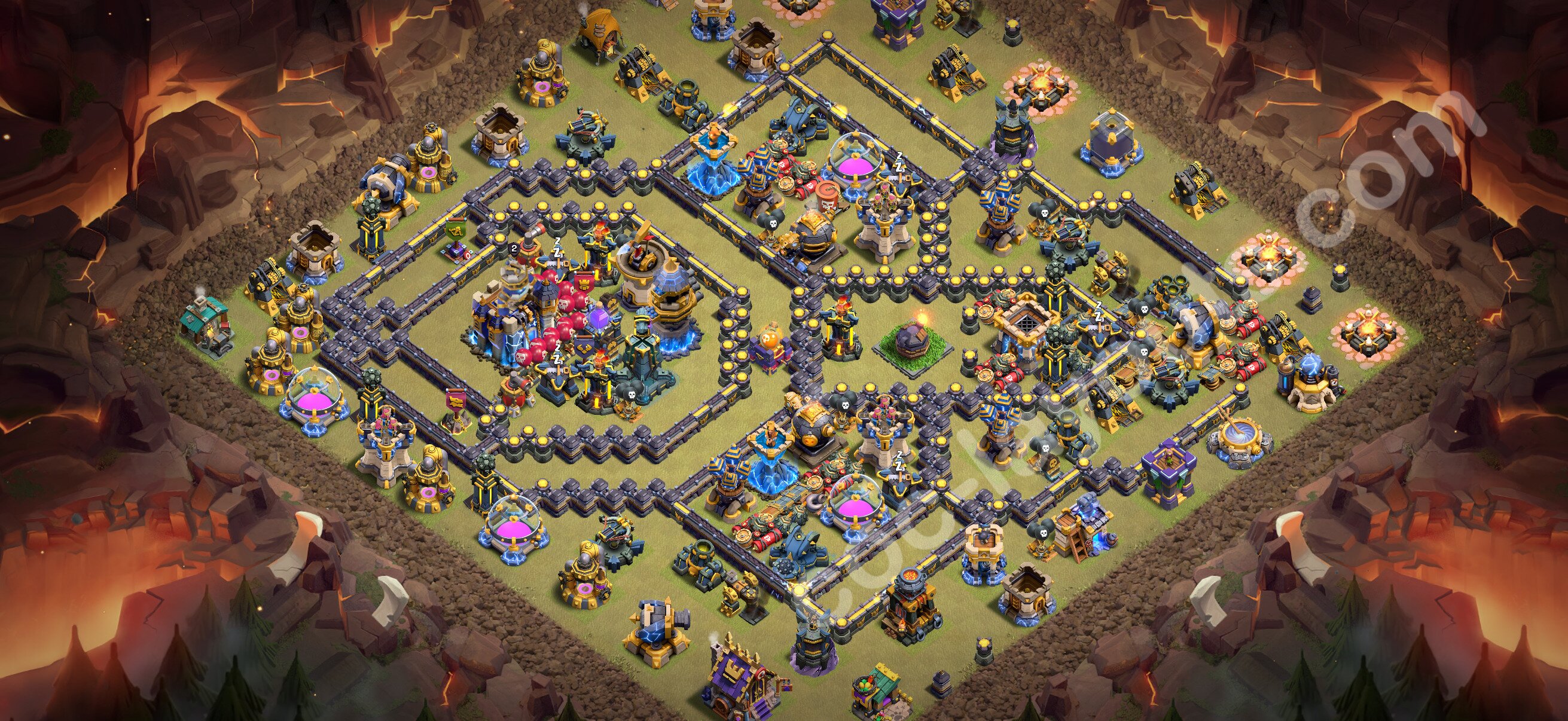 TH18 Die Anti 2 Sterne War Base vom RH18 #98