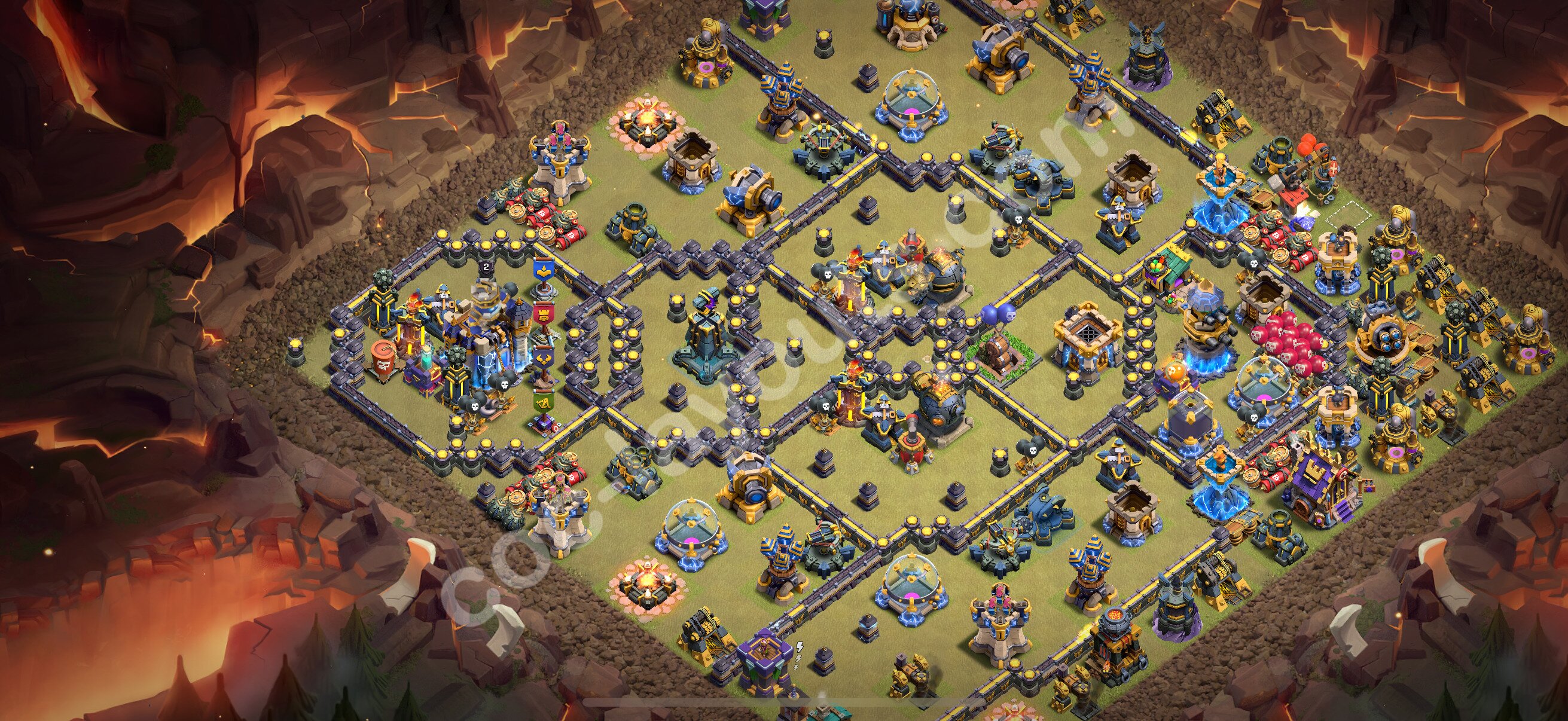 TH18 Die Anti 3 Sterne War Base vom RH18 #93