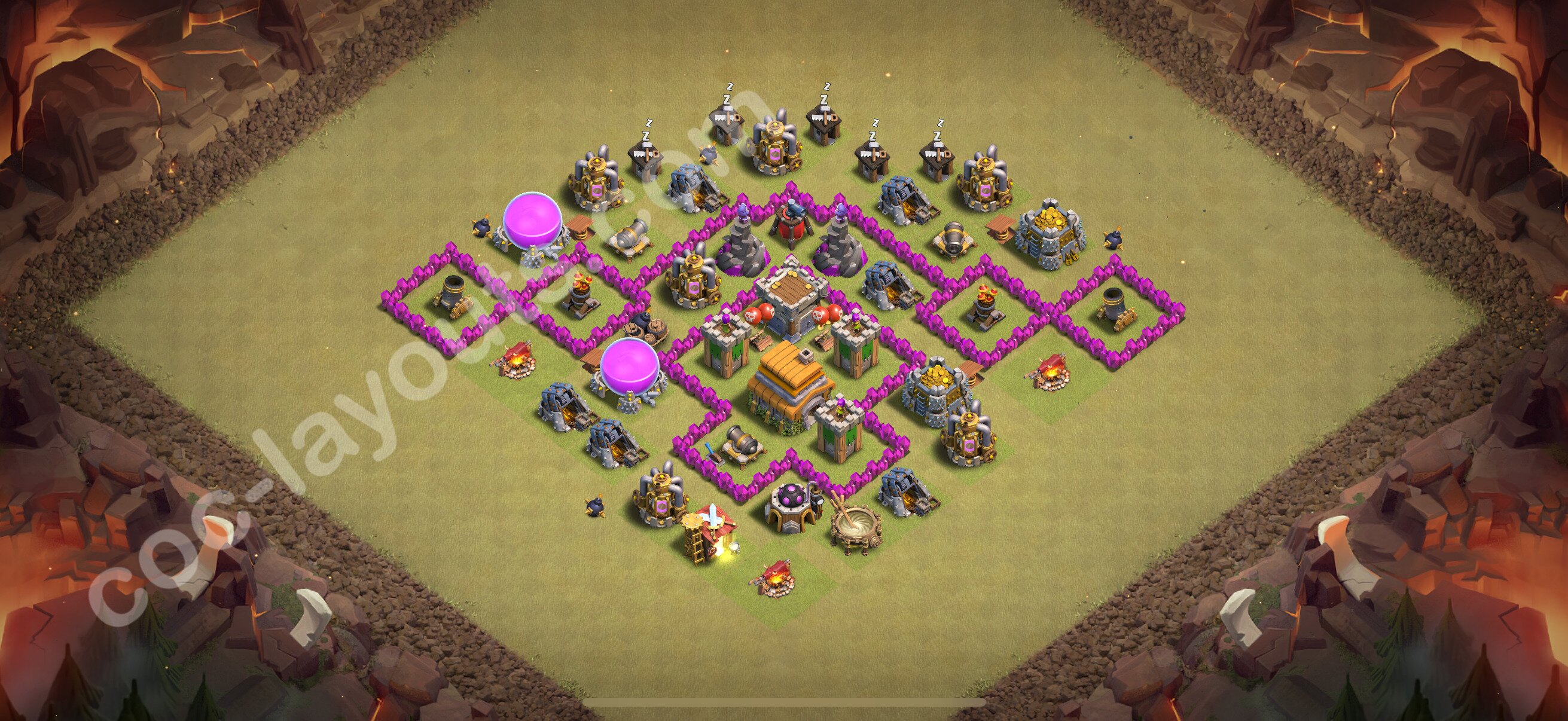 TH6 Die Max War Base vom RH6 #69