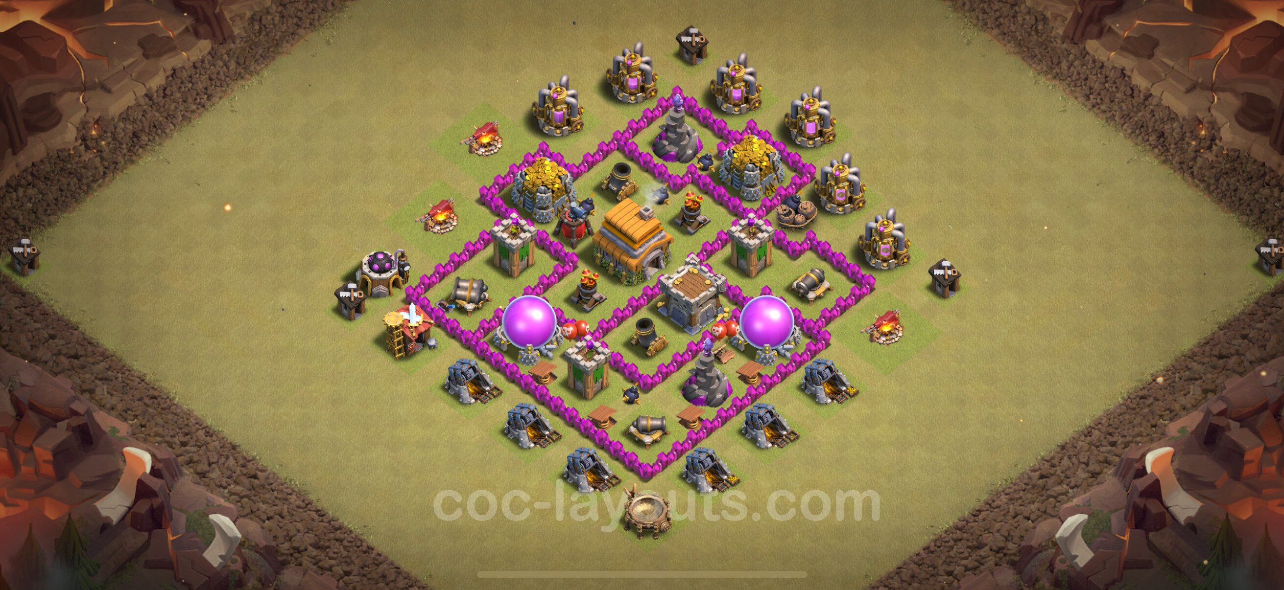TH6 Die War Base vom RH6 #55
