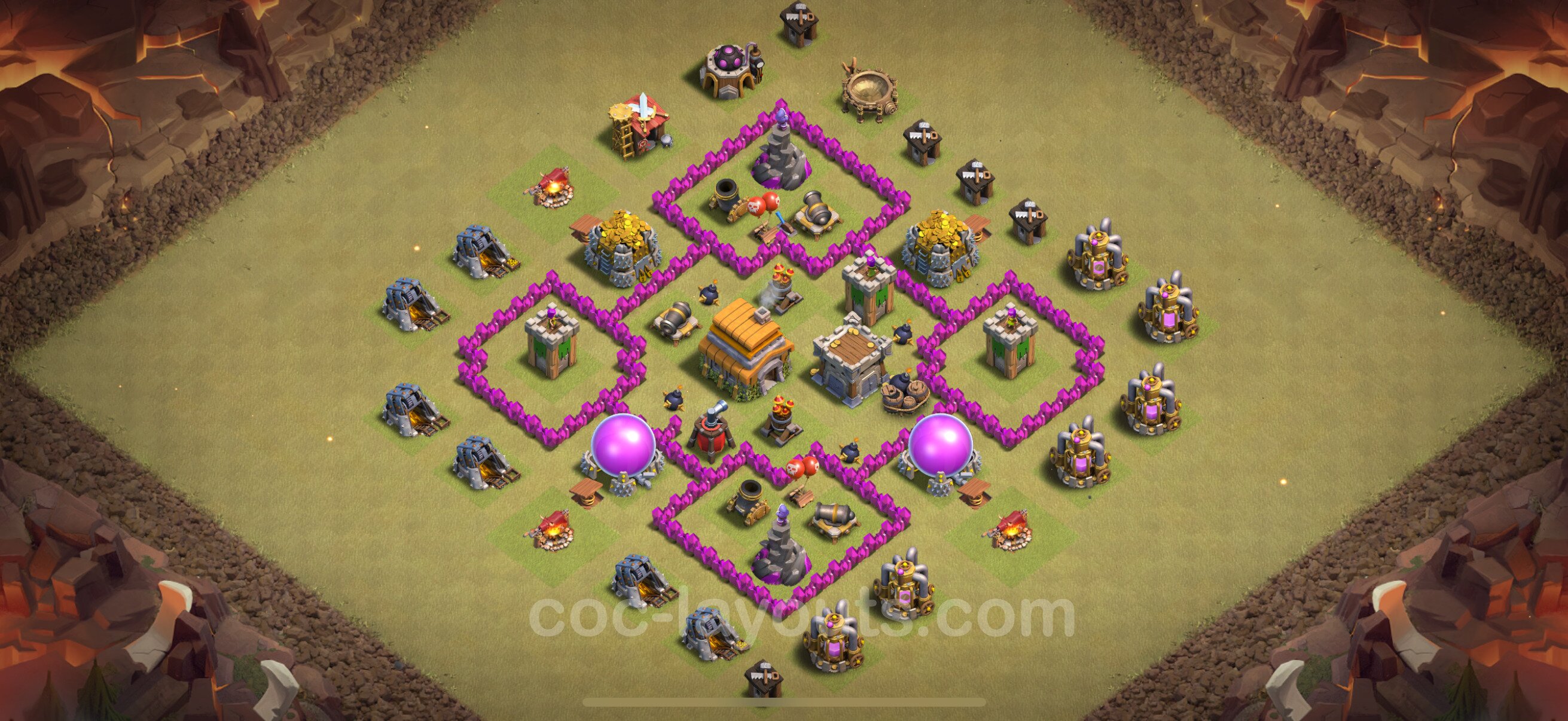 TH6 Die War Base vom RH6 #56