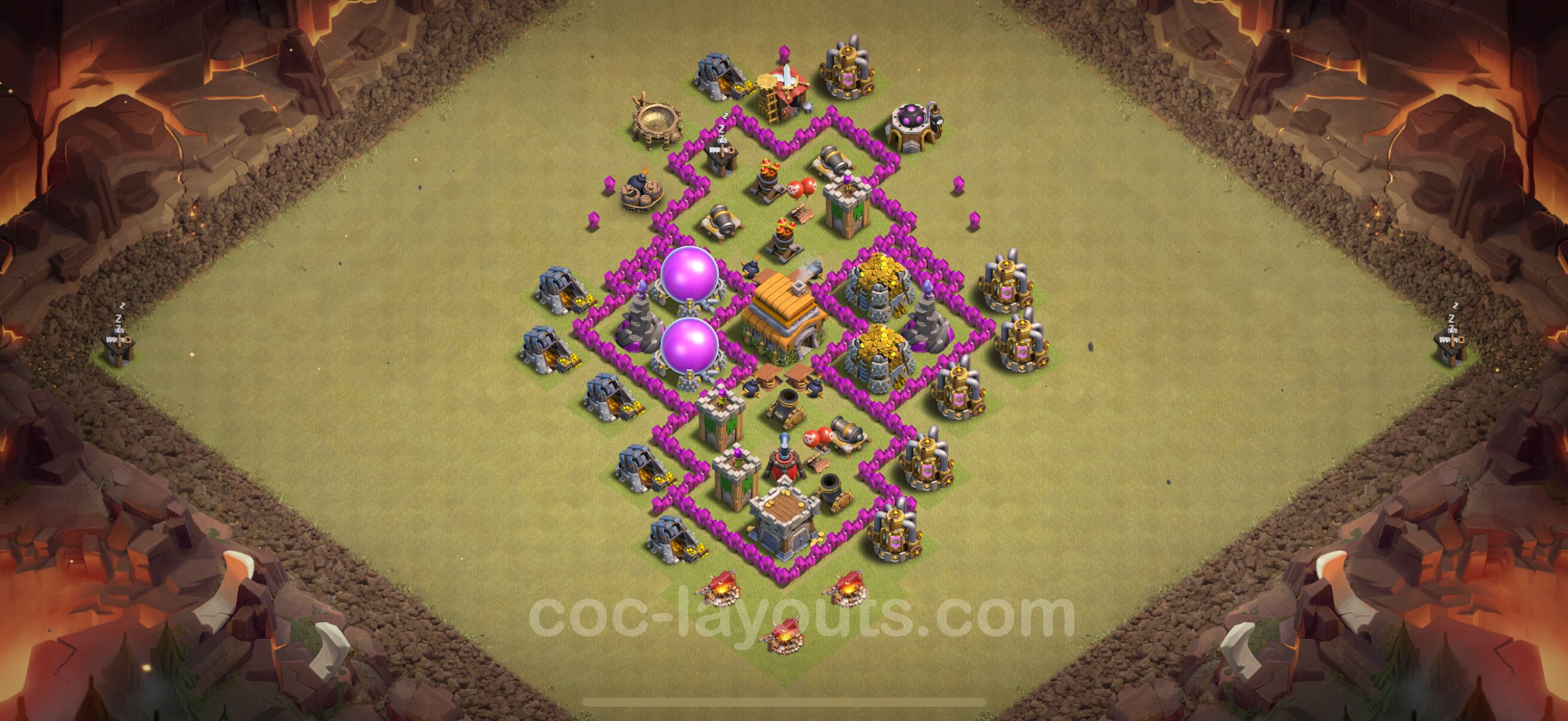 TH6 Die War Base vom RH6 #43