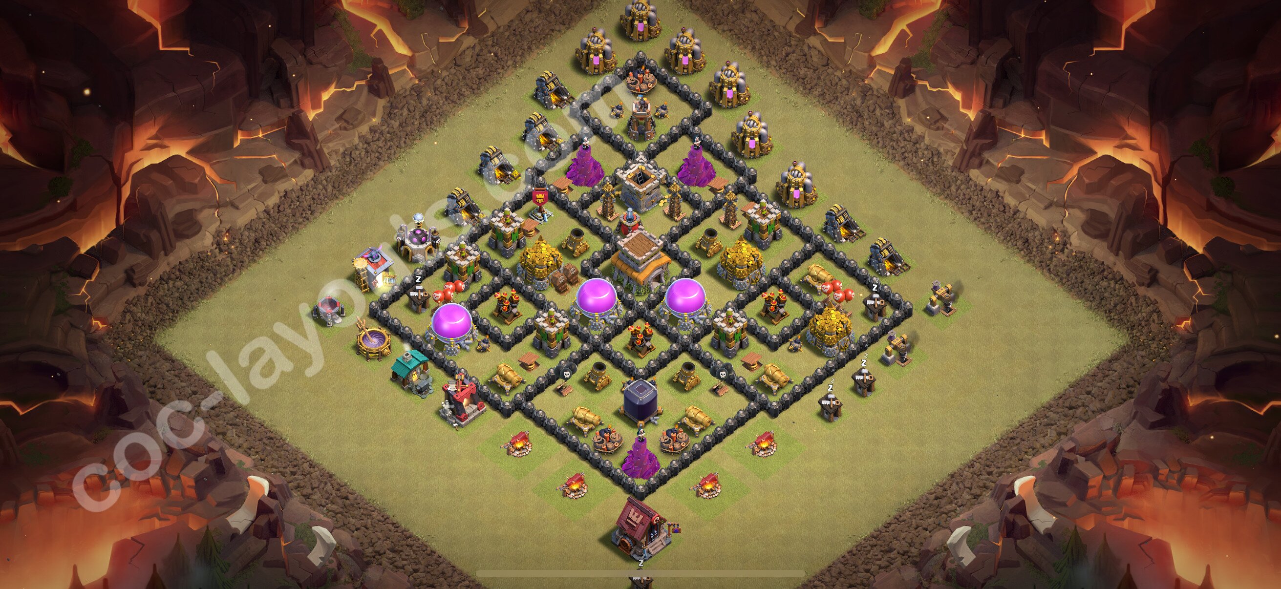 TH8 Die War Base vom RH8 #138