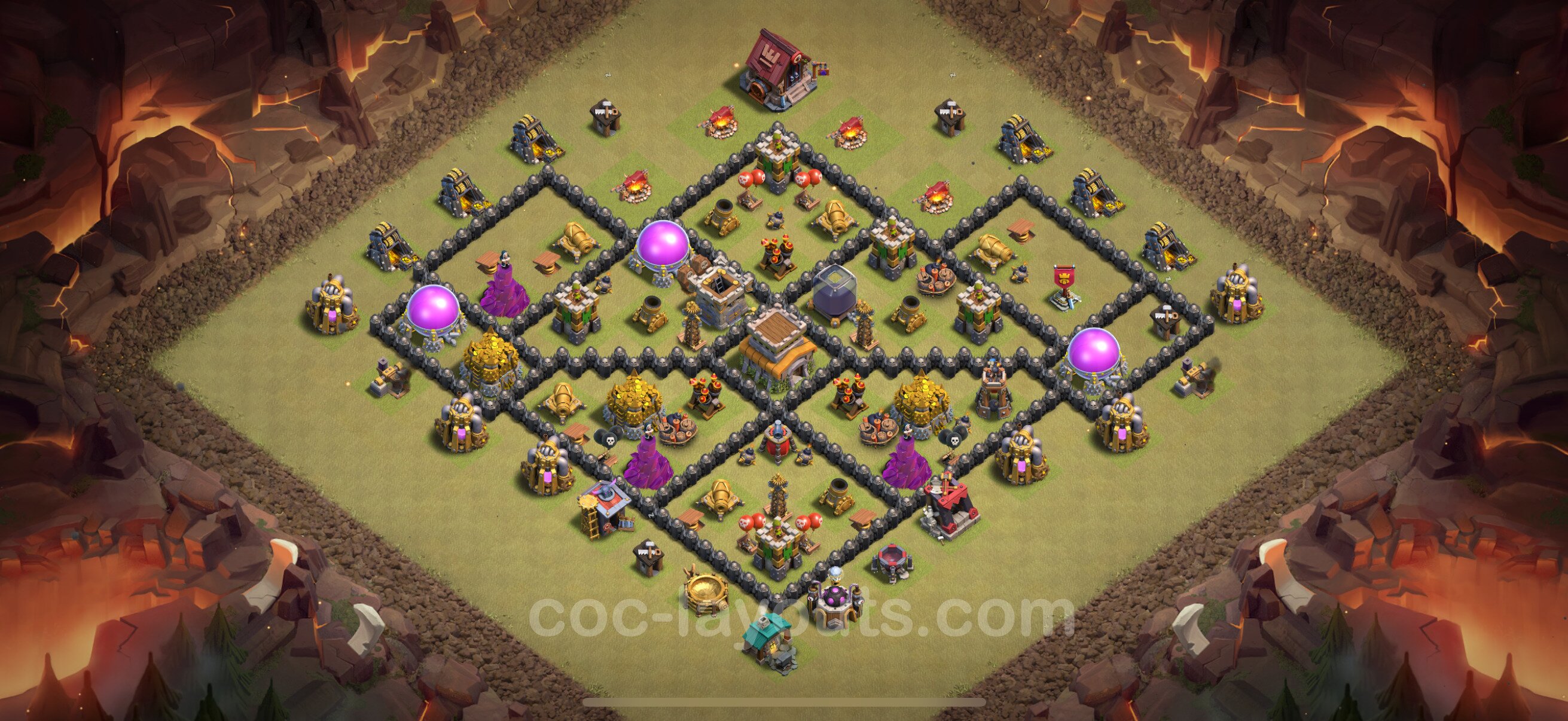 TH8 Die War Base vom RH8 #122