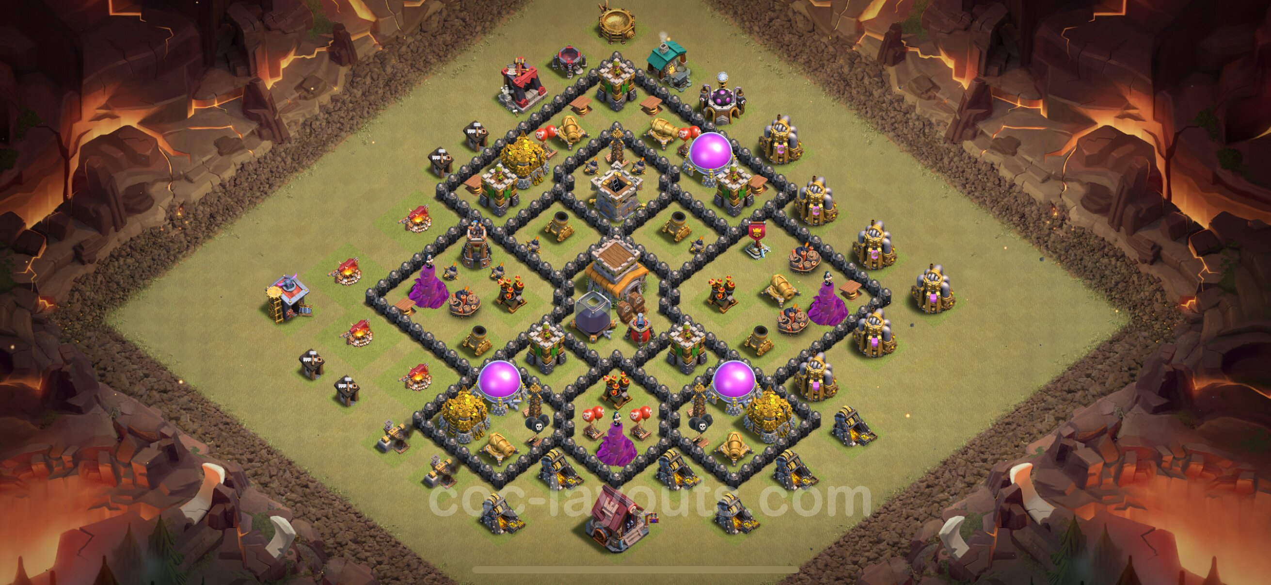 TH8 Die War Base vom RH8 #116