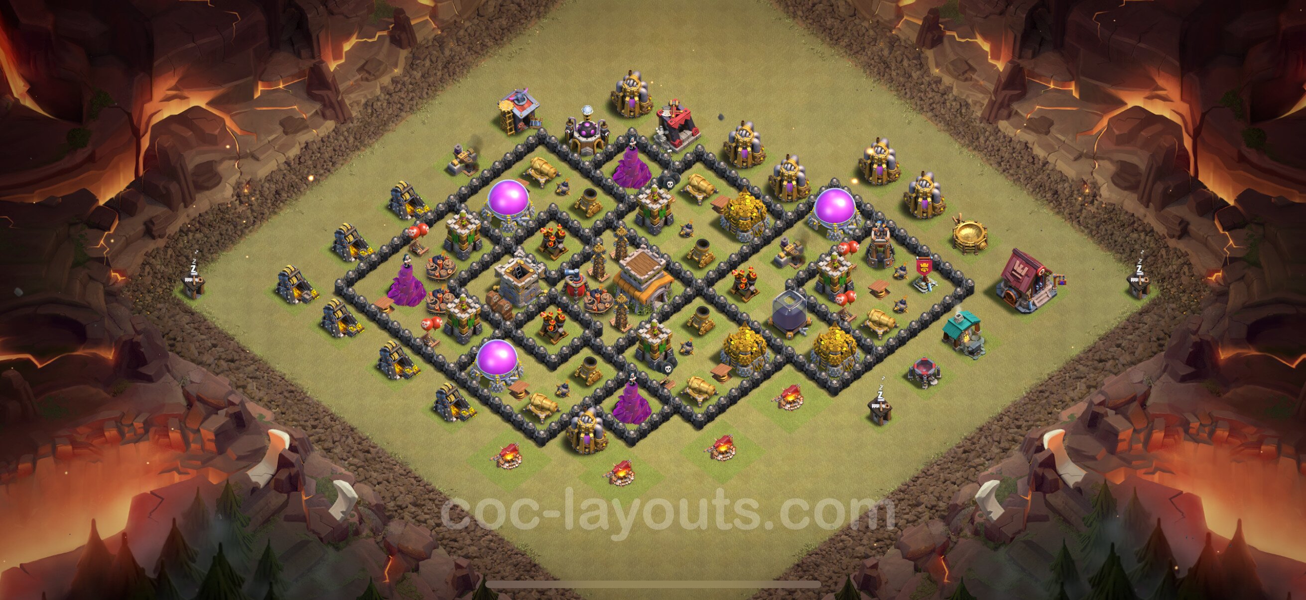 TH8 Die War Base vom RH8 #120