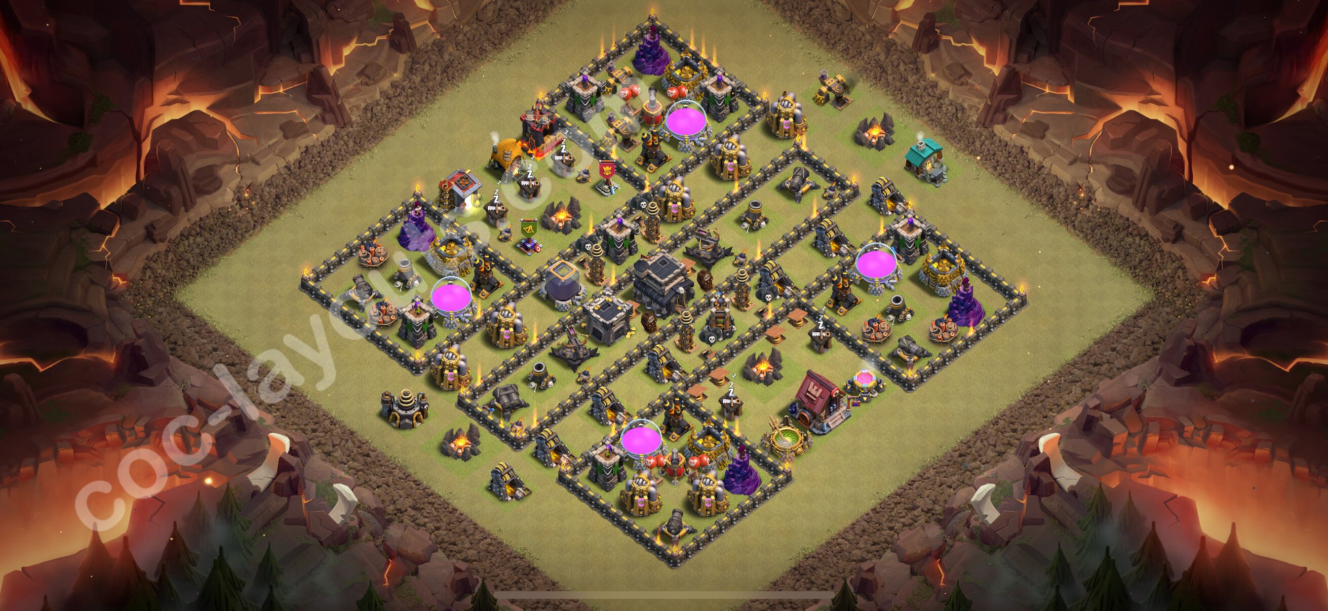 TH9 Die War Base vom RH9 #119