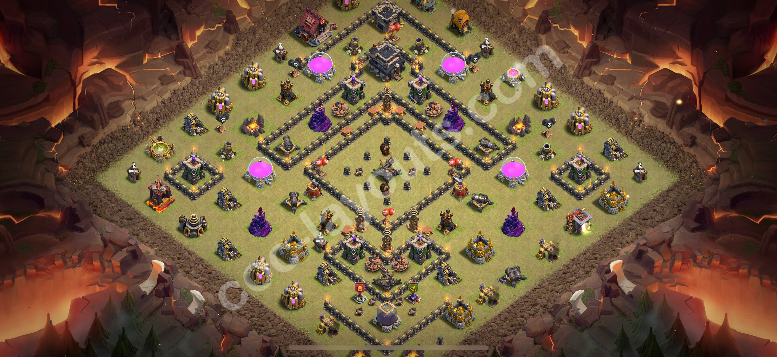 TH9 Die War Base vom RH9 #115