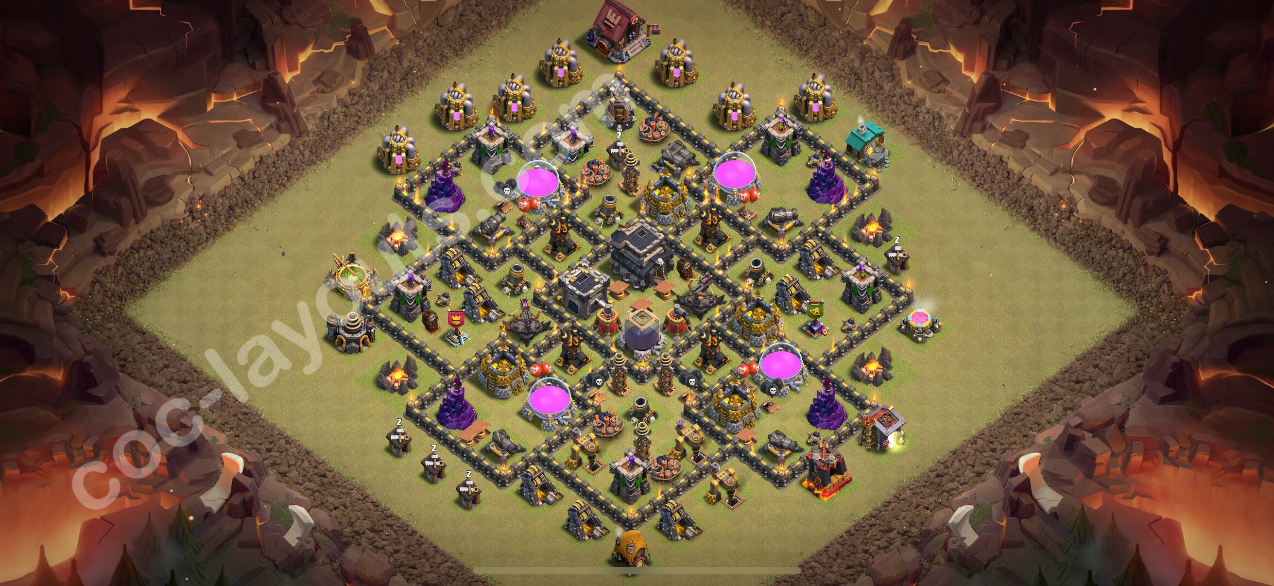 TH9 Die Anti 2 Sterne War Base vom RH9 #121