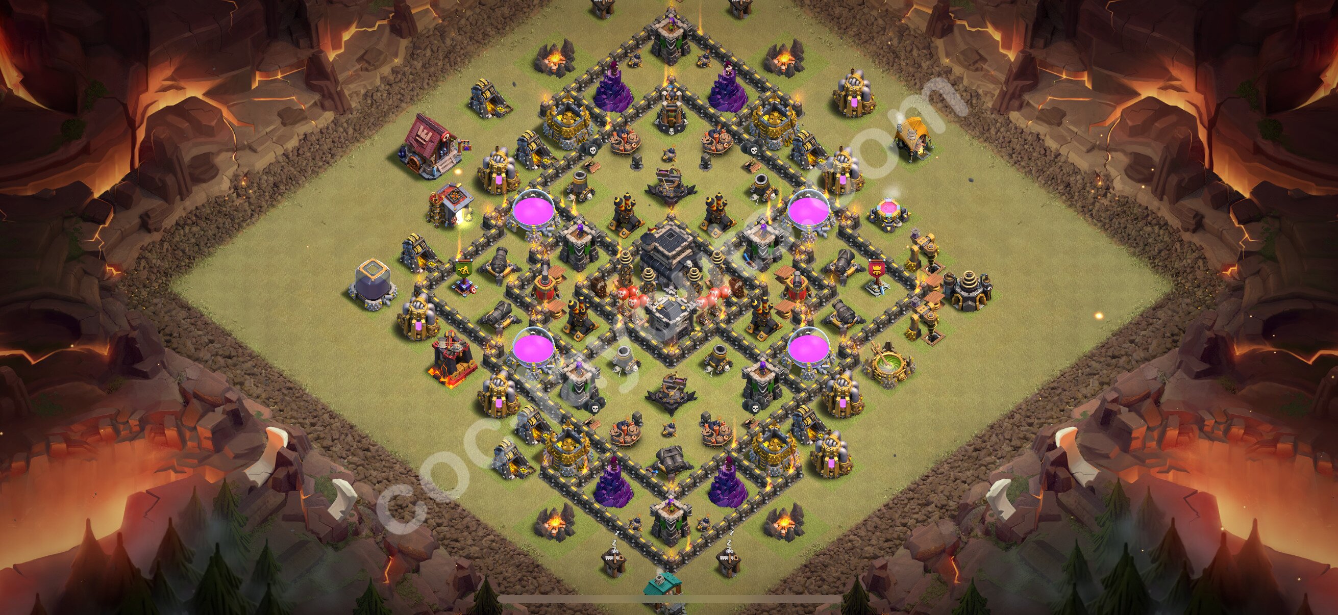 TH9 Die War Base vom RH9 #114