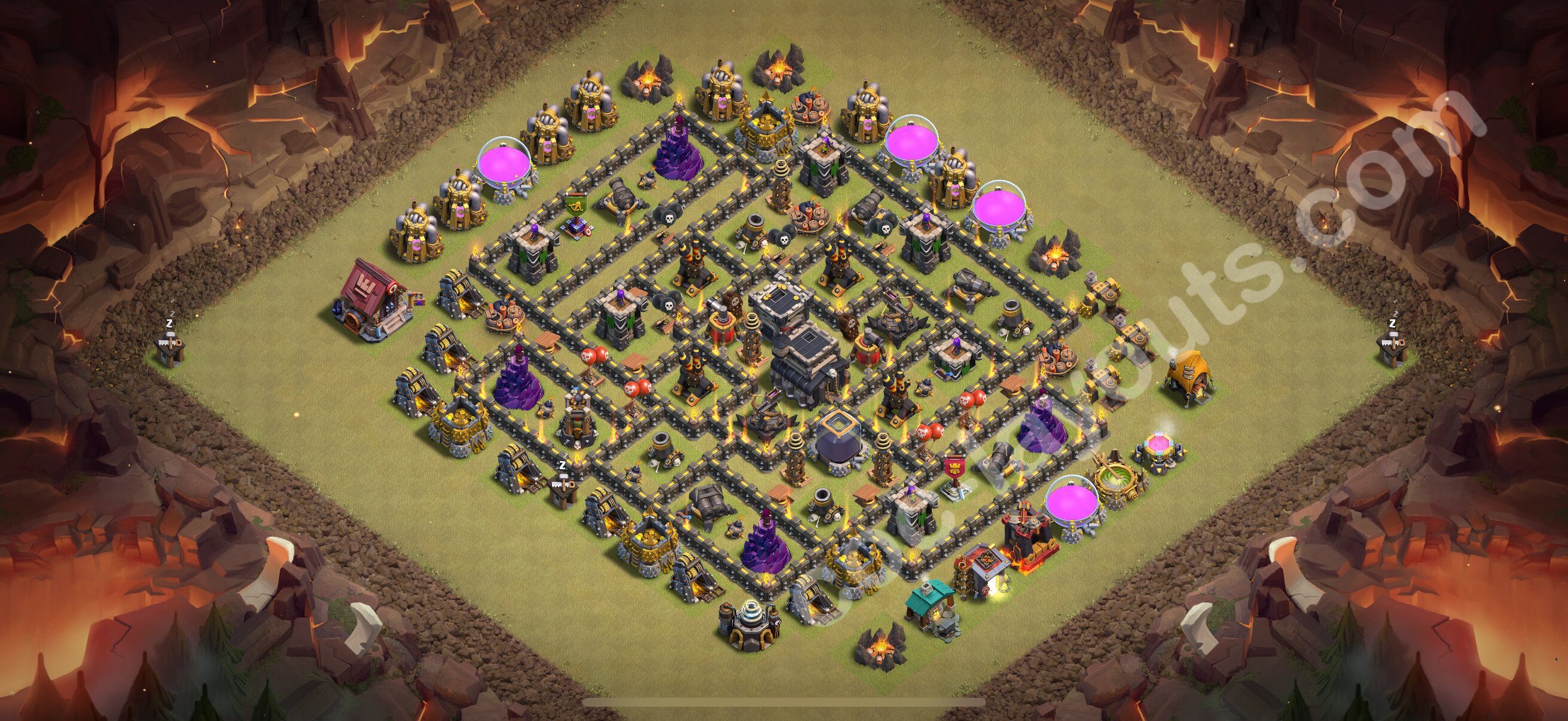 TH9 Die Max War Base vom RH9 #124