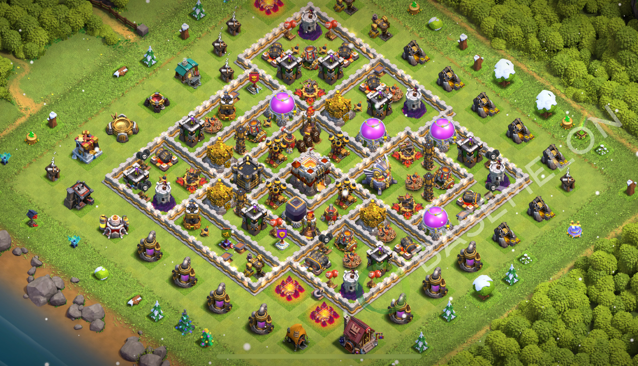 Trophy Defense Max Levels Hybrid