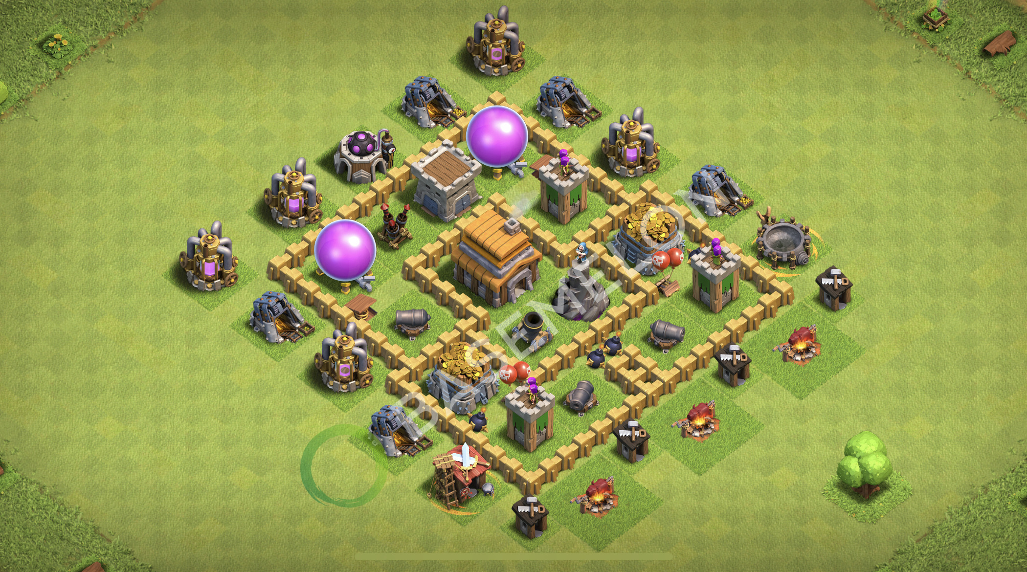 Trophy Defense Max Levels Hybrid
