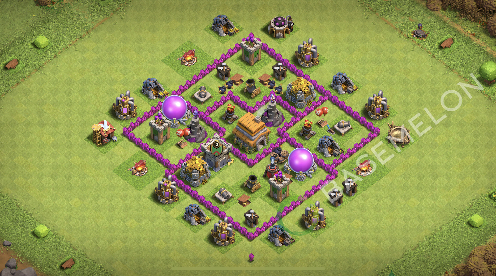 Trophy Defense Max Levels Hybrid