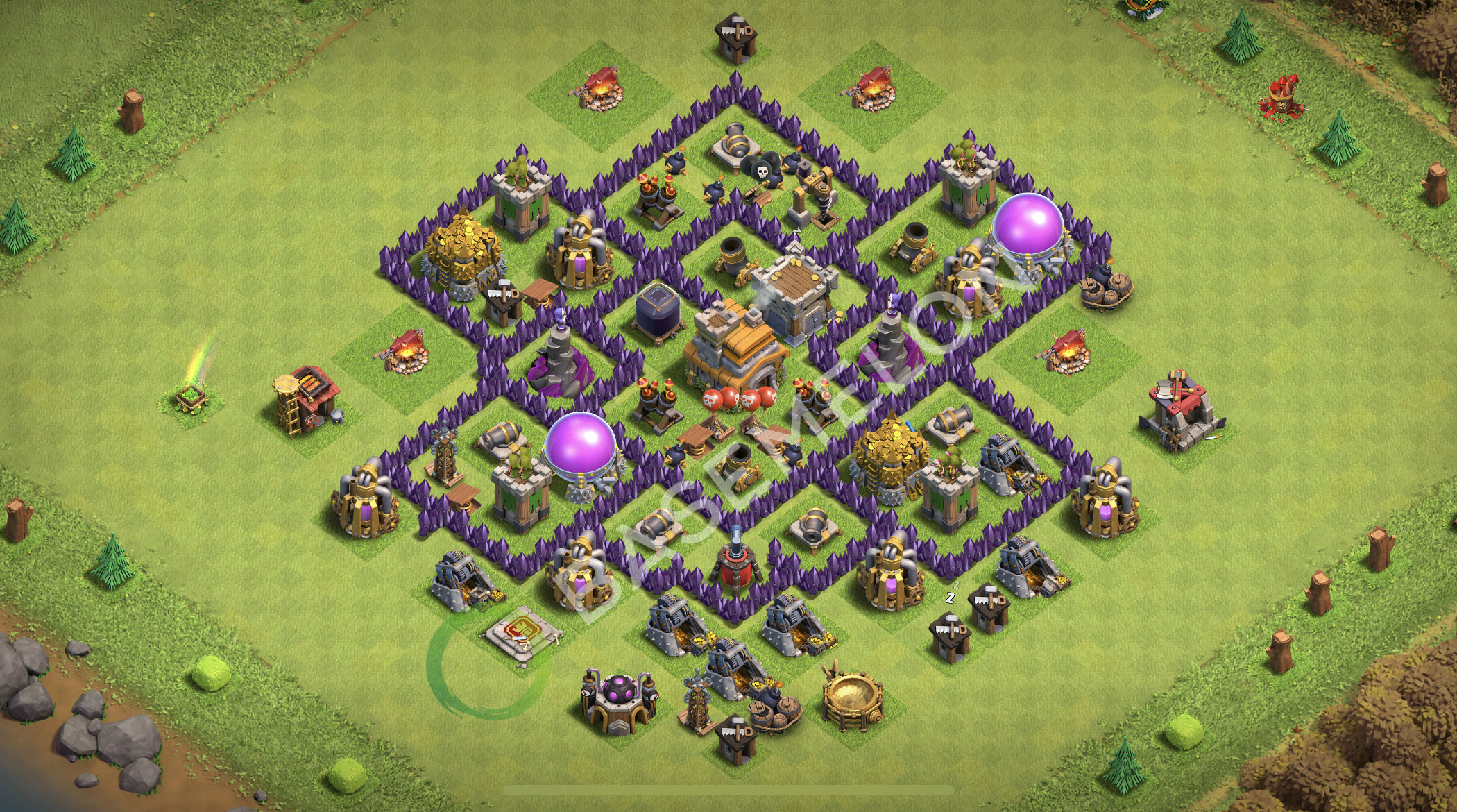 Trophy Defense Max Levels Hybrid